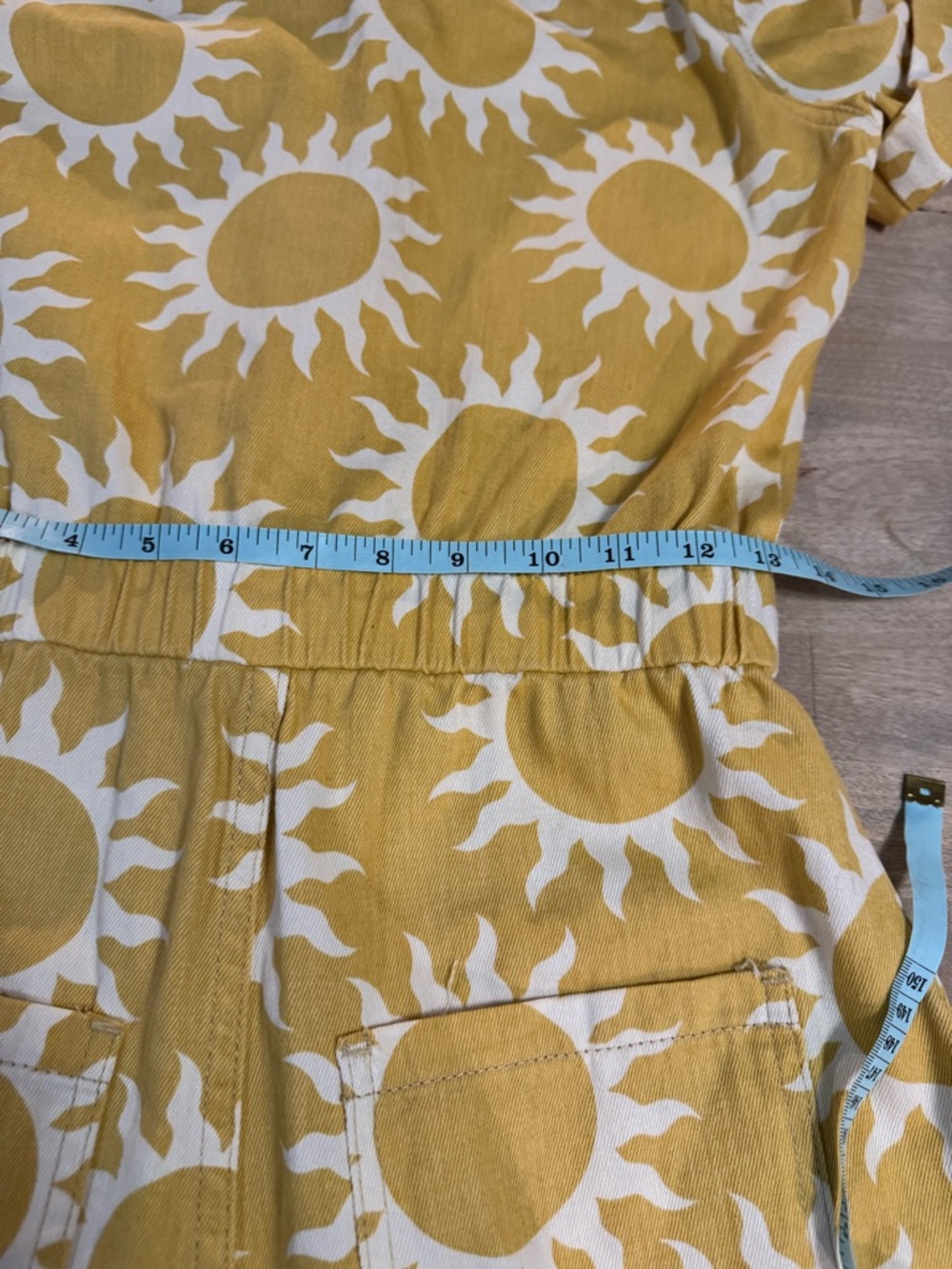 Show Me Your Mumu Cannon Romper paradise sun denim yellow - Picture 7 of 8